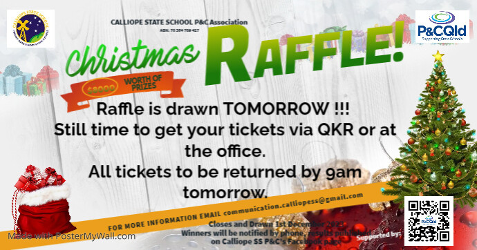 Copy of Christmas Raffle Facebook Shared Image (2) | PosterMyWall