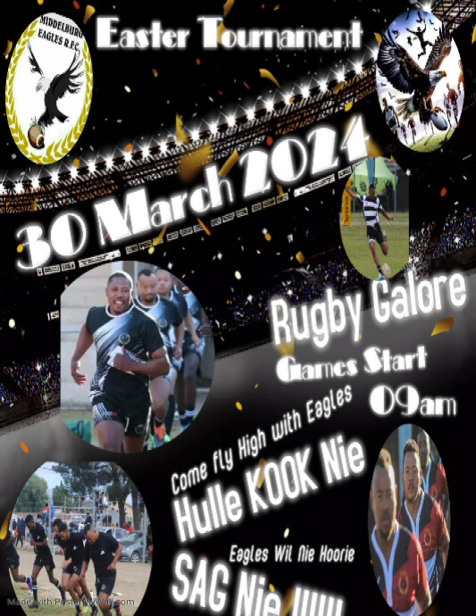 Kopie van Rugby tournament flyer design | PosterMyWall
