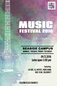 Customizable Design Templates For Music Event Customizable Design Templates For Music Event