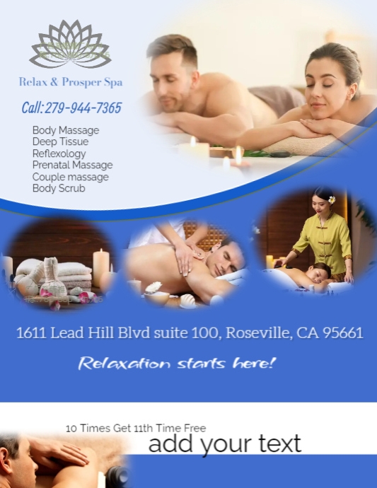 Copy of Massage Therapist Bio PosterMyWall
