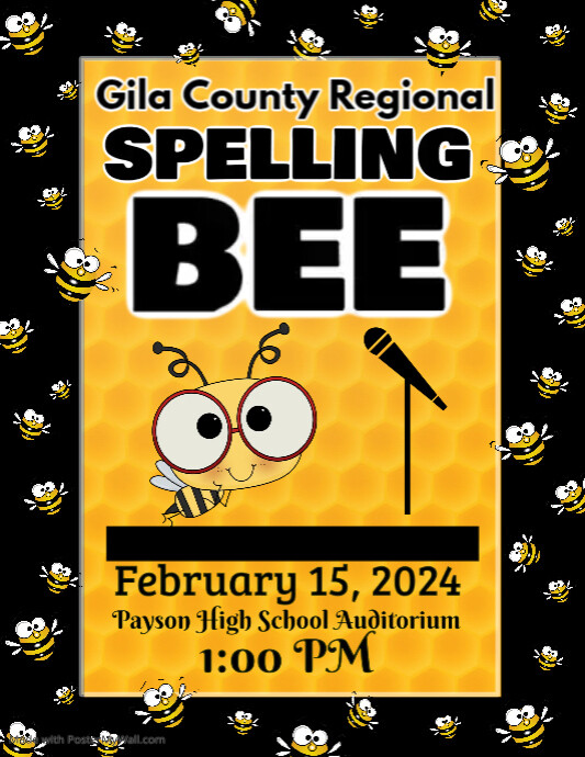 Copy of Event flyer,spelling bee flyer PosterMyWall