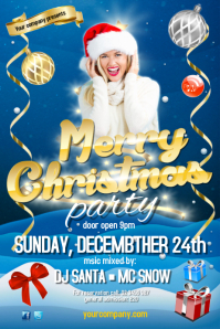 Merry x-mas 2017 free flyer template Customizable Design Templates for Invitation Card | PosterMyWall