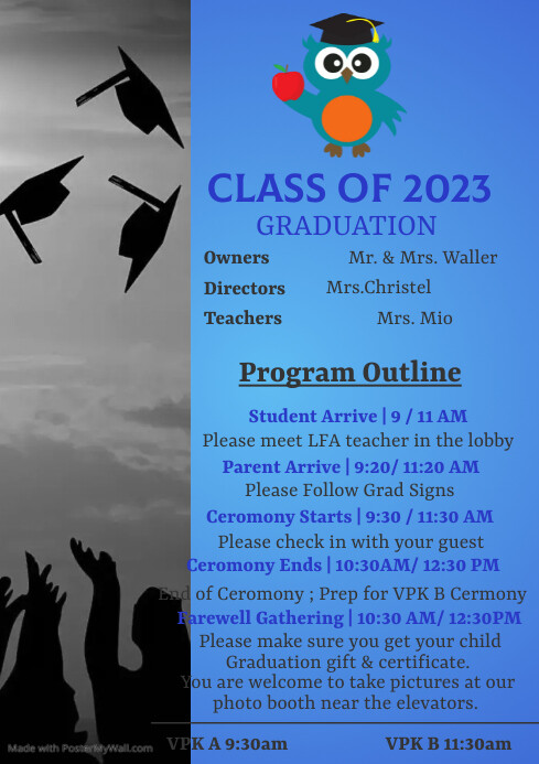 Copy of Graduation Program Template | PosterMyWall