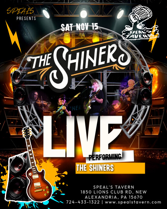 The Shiners LIVE at Speal's