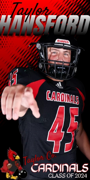 Player Poster Template (6) 2023 Senior Banner