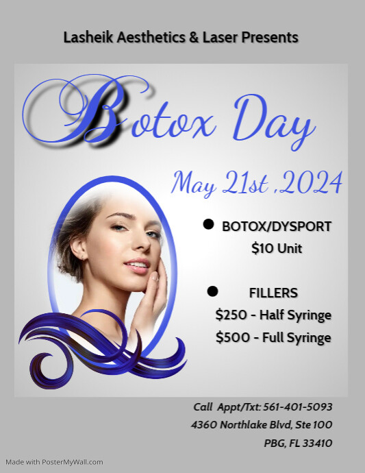 Botox Day 5/21/24 Flyer (US Letter) template