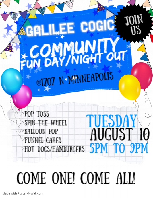 Community Fun Day Flyer | PosterMyWall