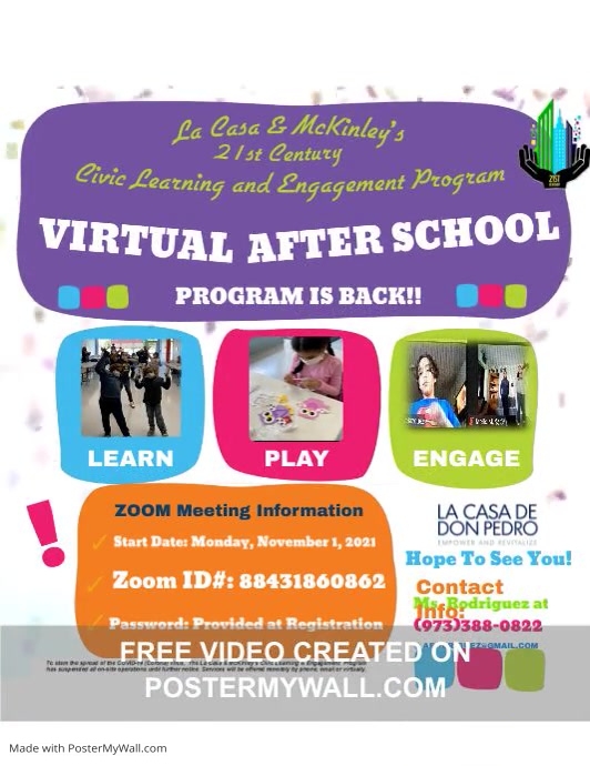 Copy of Virtual kids program | PosterMyWall
