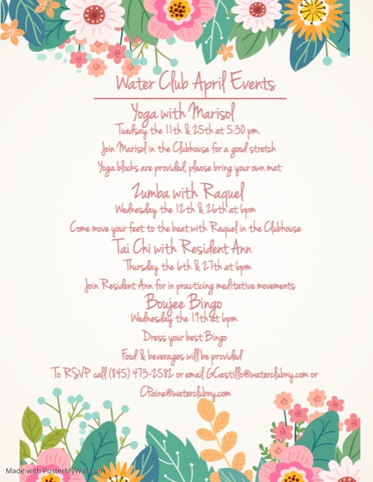 Spring Clean Party Invite Copy of spring party invitation (2) | PosterMyWall