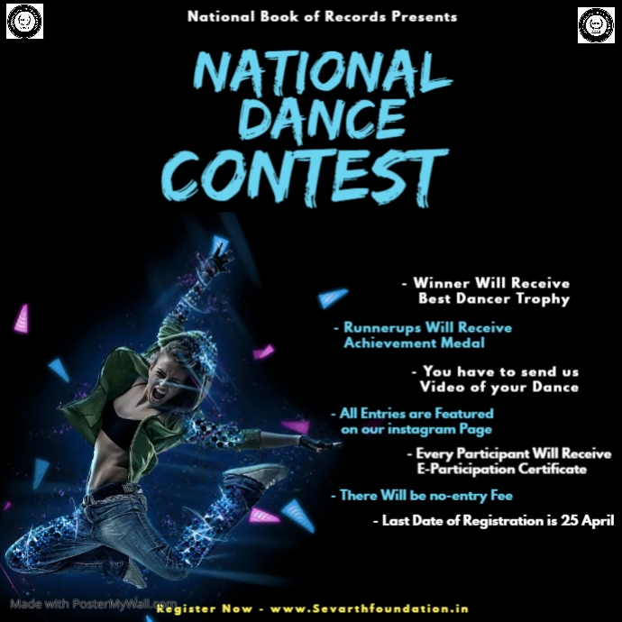 Sample Program For Contest Copy of Dance Contest Flyer Design Template | PosterMyWall
