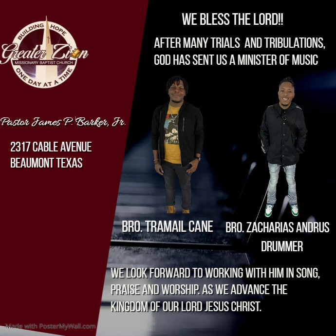 church flyer PosterMyWall