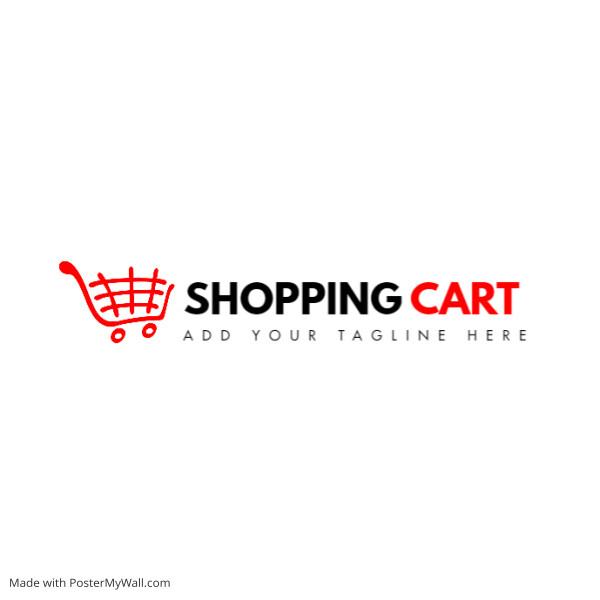 Red and black colors logo template design