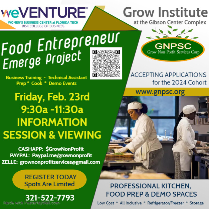 Kitchen Program Culinary Kitchen Program | PosterMyWall