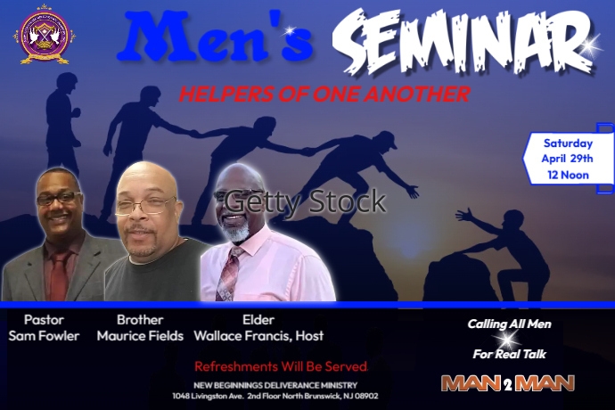 MEN SEMINAR | PosterMyWall