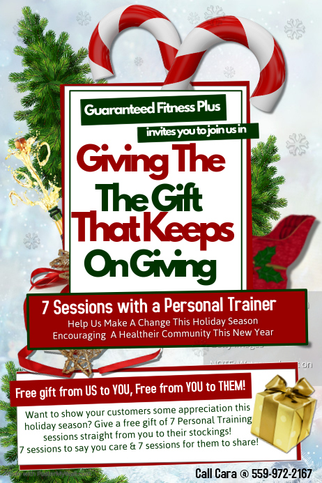 Giving A Gift | PosterMyWall