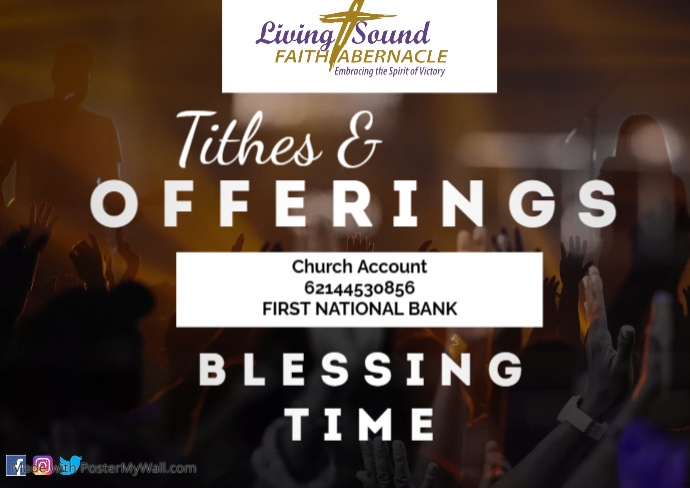 Church Offering Flyers | PosterMyWall