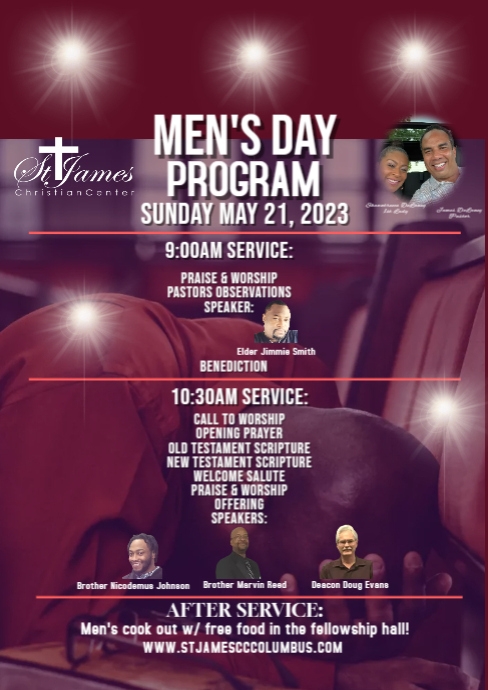 SJCC 2023 men's DAY program | PosterMyWall