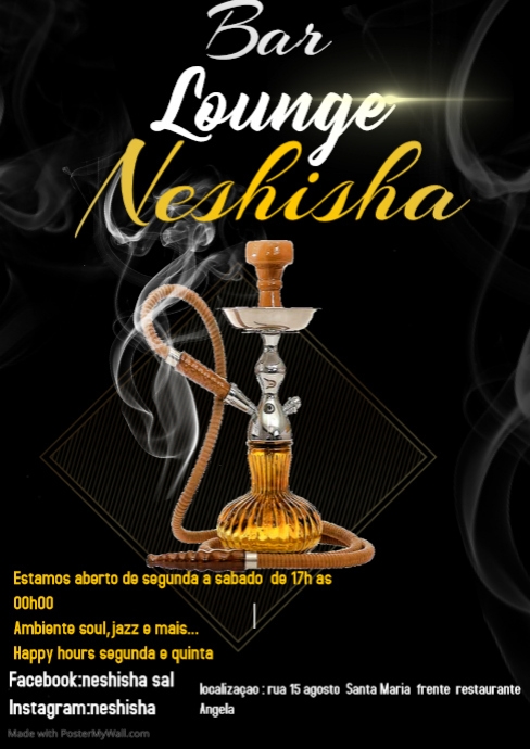 Copy of Copie de hookah lounge | PosterMyWall
