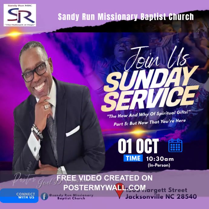 SUNDAY SERVICE TEMPLATE (4) | PosterMyWall