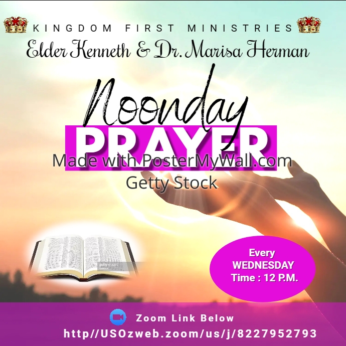 Virtual prayer meeting PosterMyWall