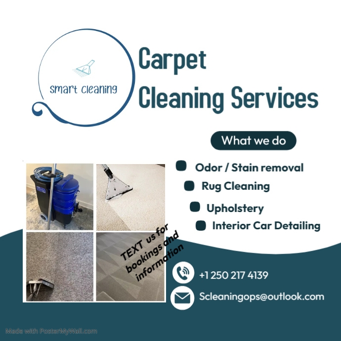 carpet cleaning flyer PosterMyWall