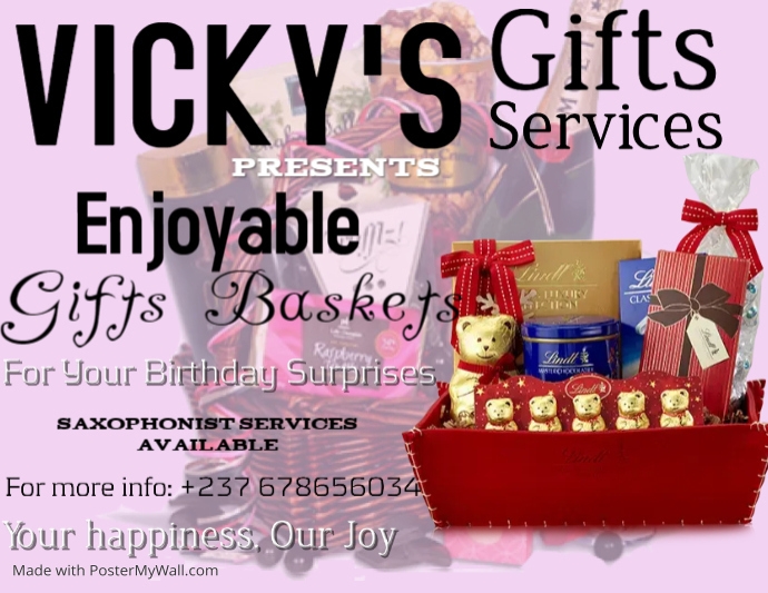 Vicky's Gift Services PosterMyWall