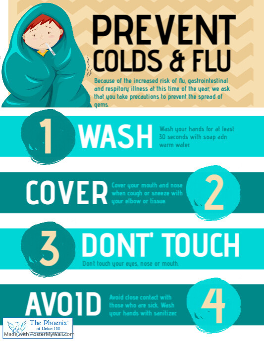 Copy of Prevent Colds & Flu Poster | PosterMyWall