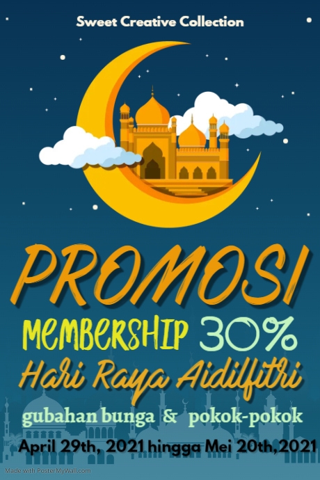 Copy of Poster (Raya Discount Promotion) | PosterMyWall