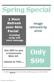 customizable design templates for facial postermywall flyer for facial
