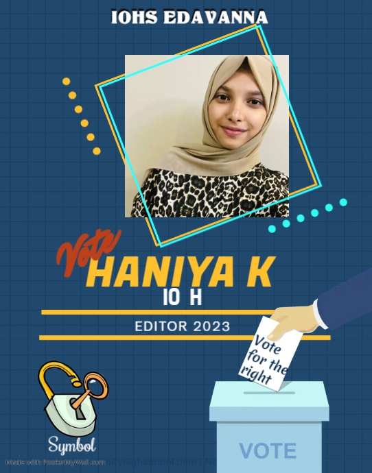 Blue Student Council Election Flyer | PosterMyWall