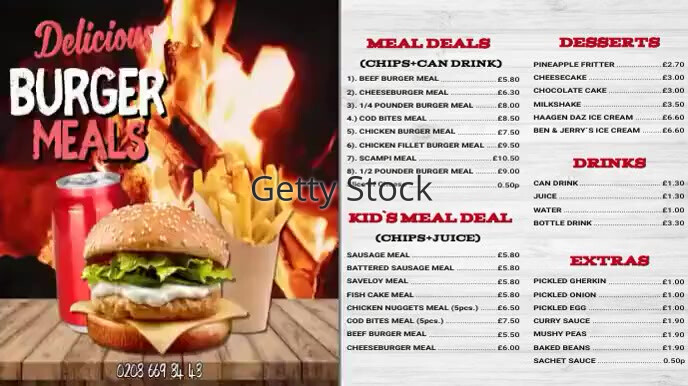 Copy of HACKBRIDGE FISH BAR TV 2 (9) | PosterMyWall