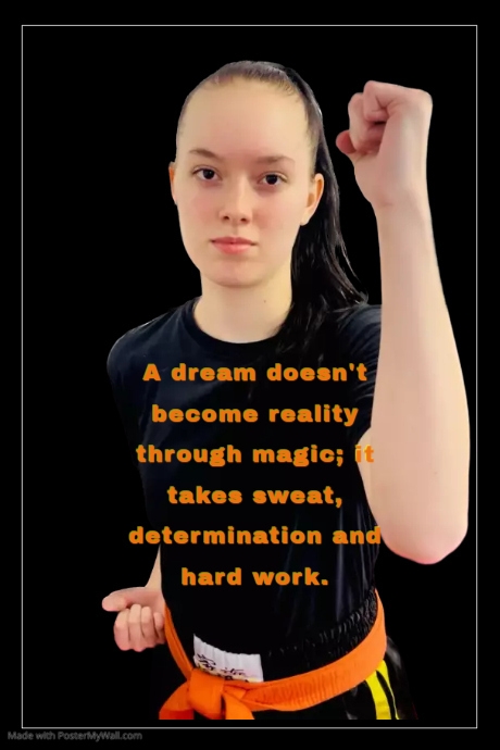 Work poster template