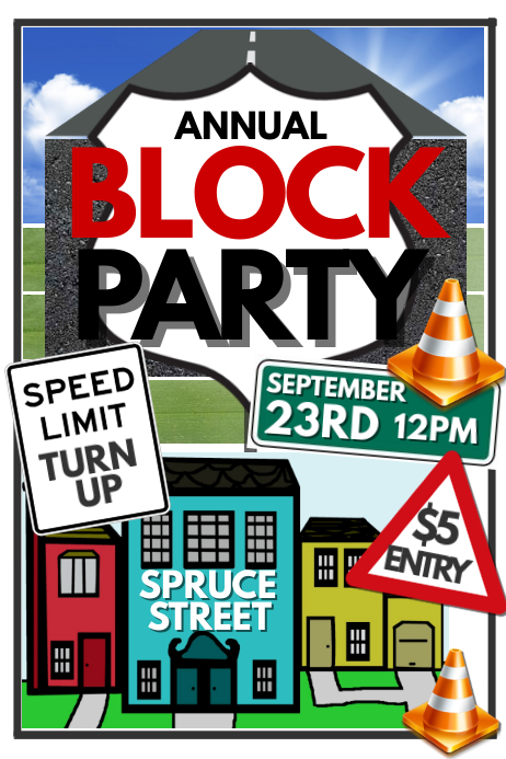 Block party Template | PosterMyWall