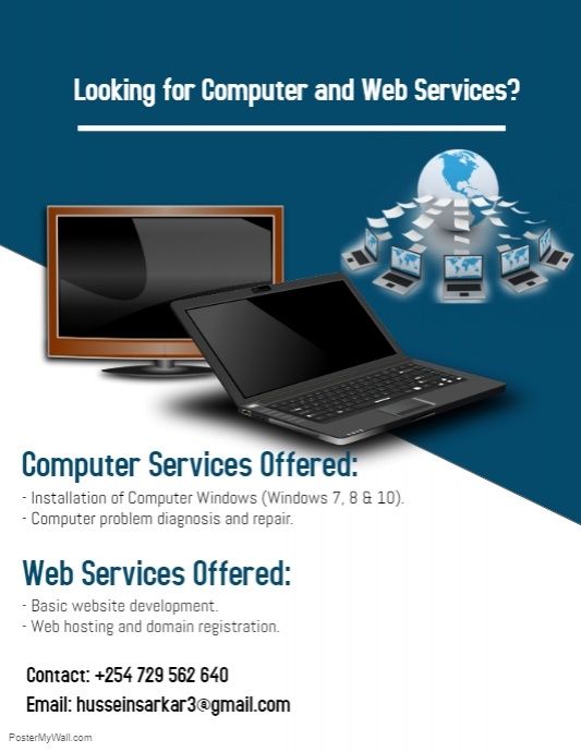 Copy of Copy of Computer Repair | PosterMyWall