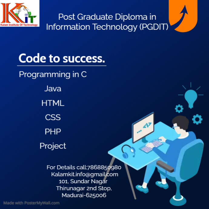 Software Developer Course Promo Template | PosterMyWall