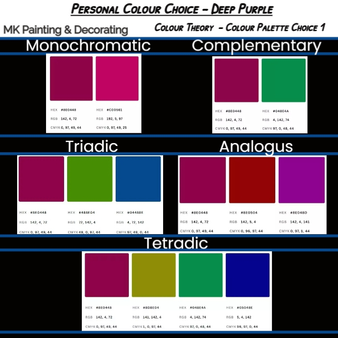 Copy of MK COLOUR PALETTE 1 | PosterMyWall