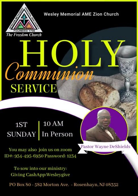 Holy Communion design animation | PosterMyWall