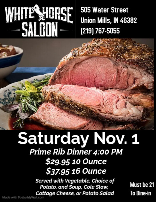 Prime Rib PosterMyWall