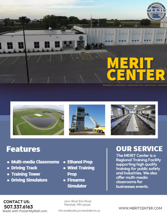 MERIT Center Flyer template