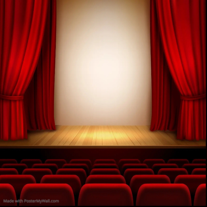 Copy of Copy of Theater stage poster design template | PosterMyWall