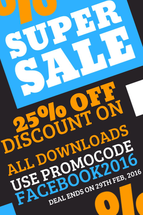 Discount Promotion Poster Template | PosterMyWall