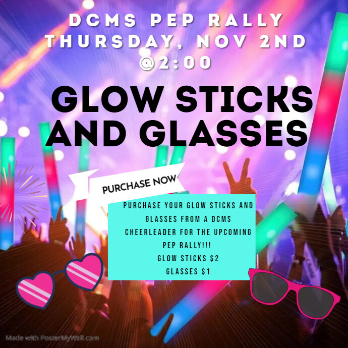 Copy of Purple sports team school pep rally post | PosterMyWall