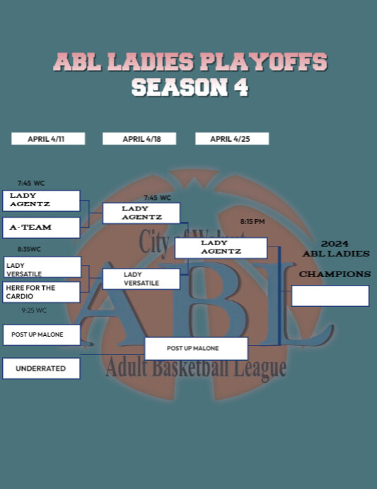 Ladies playoffs | PosterMyWall