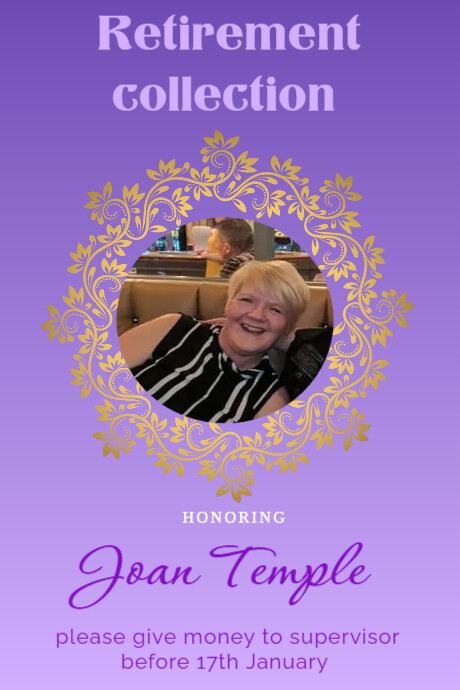 Retirement Party Poster template