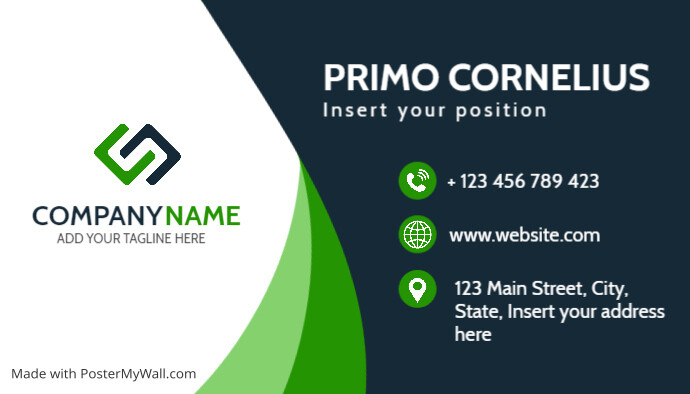 modern simple business card template design