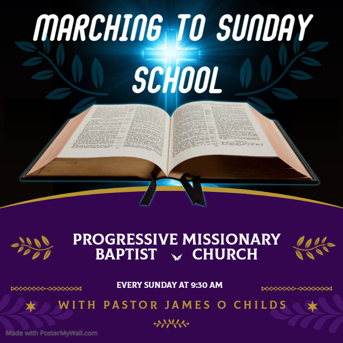 BIBLE STUDY BANNER | PosterMyWall