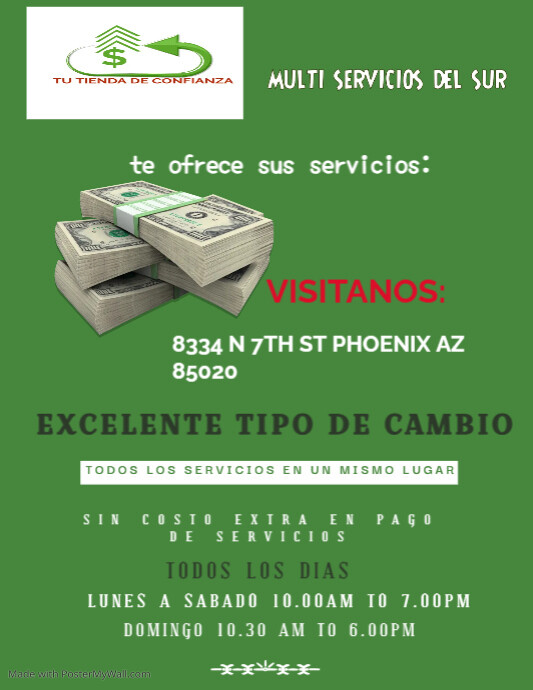 MONEY Flyer Template PosterMyWall