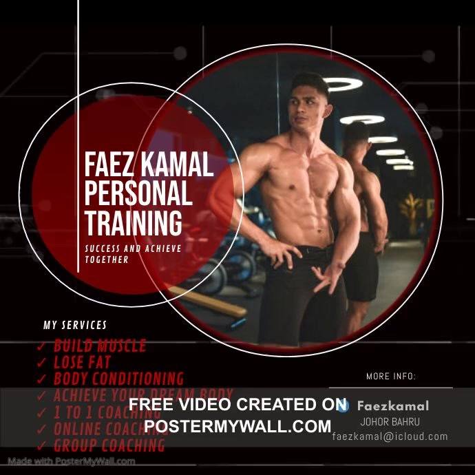 Copy of Copy of Personal Training Video Ad Template | PosterMyWall