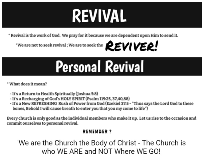 Revival 2 Java Copy of REVIVAL (2) | PosterMyWall