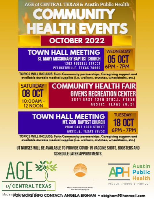 OCTOBER 2022 health events | PosterMyWall
